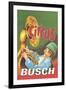 Circus Busch-null-Framed Art Print