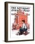 "Circus Calliope," Saturday Evening Post Cover, May 23, 1925-Elbert Mcgran Jackson-Framed Premium Giclee Print