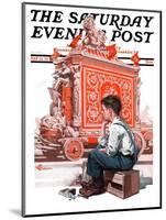 "Circus Calliope," Saturday Evening Post Cover, May 23, 1925-Elbert Mcgran Jackson-Mounted Giclee Print