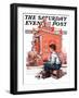 "Circus Calliope," Saturday Evening Post Cover, May 23, 1925-Elbert Mcgran Jackson-Framed Giclee Print