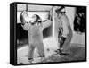 Circus Chimps 1954-Bill Ellman-Framed Stretched Canvas