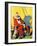 "Circus Clown and Show Dogs,"April 1, 1929-Ray C. Strang-Framed Giclee Print