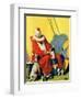 "Circus Clown and Show Dogs,"April 1, 1929-Ray C. Strang-Framed Giclee Print