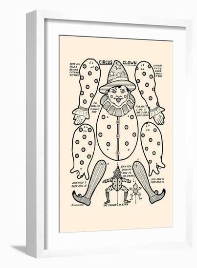 Circus Clown-Michael C. Dank-Framed Art Print