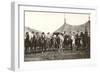 Circus Cowboys, 1915-null-Framed Art Print