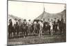 Circus Cowboys, 1915-null-Mounted Art Print