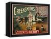 Circus Dogs Advertising 'Greensmiths Derby' Dog Biscuits-null-Framed Stretched Canvas