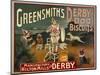 Circus Dogs Advertising "Greensmiths Derby" Dog Biscuits-null-Mounted Photographic Print