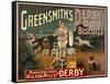 Circus Dogs Advertising "Greensmiths Derby" Dog Biscuits-null-Framed Stretched Canvas