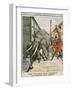 Circus Elephant Accident-null-Framed Art Print