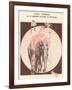 Circus Elephant and His Trainer Miss Cornak-Gesmar-Framed Photographic Print