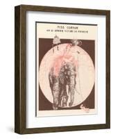 Circus Elephant and His Trainer Miss Cornak-Gesmar-Framed Photographic Print