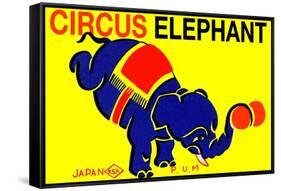 Circus Elephant-null-Framed Stretched Canvas