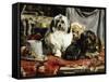 Circus Entertainers-Charles Van Den Eycken-Framed Stretched Canvas