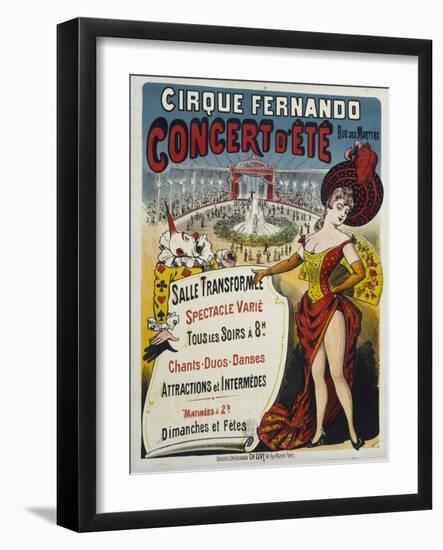 Circus Fernando-Charles Levy-Framed Giclee Print