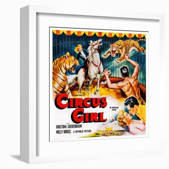 Circus Girl, (aka Die Gefangene Des Maharadscha), Kristina Soderbaum, 1954-null-Framed Art Print