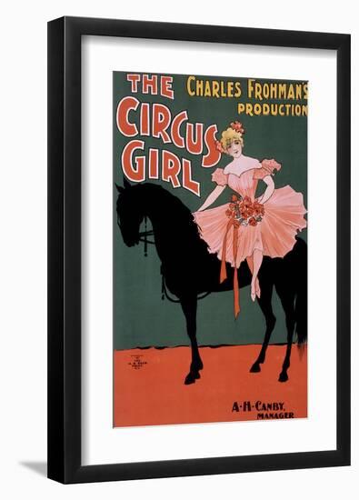 Circus Girl-null-Framed Art Print