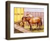 Circus Horses (Watercolour)-John Atkinson-Framed Giclee Print