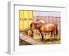 Circus Horses (Watercolour)-John Atkinson-Framed Giclee Print