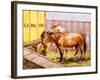 Circus Horses (Watercolour)-John Atkinson-Framed Giclee Print