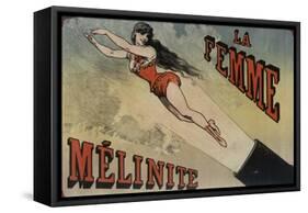 Circus la Femme Mélanite-null-Framed Stretched Canvas