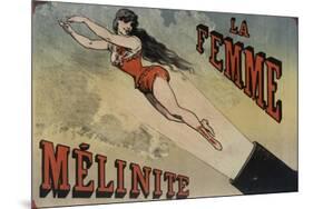 Circus la Femme Mélanite-null-Mounted Giclee Print