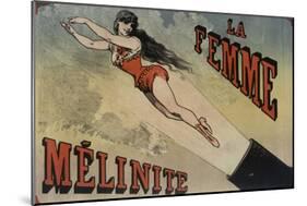 Circus la Femme Mélanite-null-Mounted Giclee Print