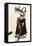 Circus Lady with Large Snake-null-Framed Stretched Canvas