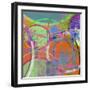 Circus Of The Sun I-Ricki Mountain-Framed Art Print