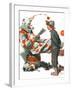 "Circus" or "Meeting the Clown", May 18,1918-Norman Rockwell-Framed Giclee Print