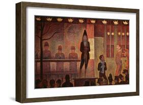 Circus Parade, 1887-8-Georges Seurat-Framed Giclee Print