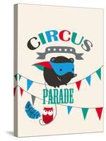 Circus Parade II-Laure Girardin-Vissian-Stretched Canvas
