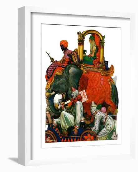 "Circus Parade,"June 16, 1928-Elbert Mcgran Jackson-Framed Giclee Print