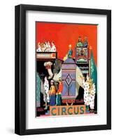 "Circus Parade,"May 1, 1931-Kraske-Framed Giclee Print