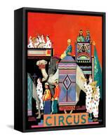 "Circus Parade,"May 1, 1931-Kraske-Framed Stretched Canvas