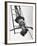 Circus Performer Hanging Upside Down-Cornell Capa-Framed Photographic Print