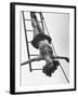 Circus Performer Hanging Upside Down-Cornell Capa-Framed Photographic Print