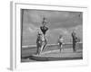 Circus Performers Practicing Stunt-Cornell Capa-Framed Photographic Print