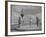 Circus Performers Practicing Stunt-Cornell Capa-Framed Photographic Print