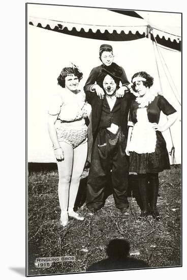 Circus Performers, Ringling Brothers, 1915-null-Mounted Art Print