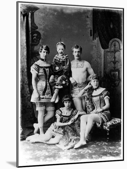 Circus Performers-null-Mounted Photographic Print