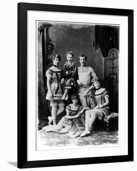 Circus Performers-null-Framed Photographic Print