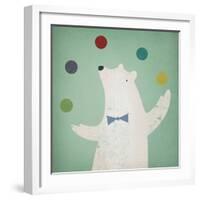 Circus Polar Bear-Ryan Fowler-Framed Art Print