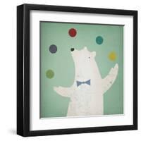 Circus Polar Bear-Ryan Fowler-Framed Art Print