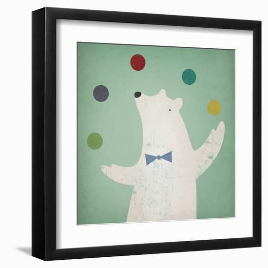 Circus Polar Bear-Ryan Fowler-Framed Art Print