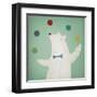 Circus Polar Bear-Ryan Fowler-Framed Art Print