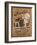 Circus Poodle Obeying Its Mistress-null-Framed Art Print