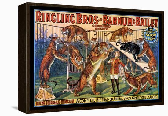 Circus Poster, 1920S-null-Framed Stretched Canvas