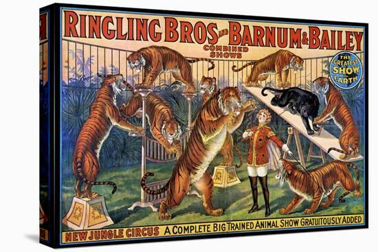 Circus Poster, 1920S-null-Stretched Canvas