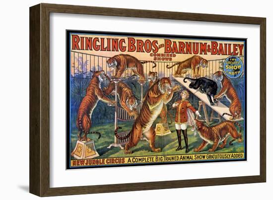 Circus Poster, 1920S-null-Framed Giclee Print